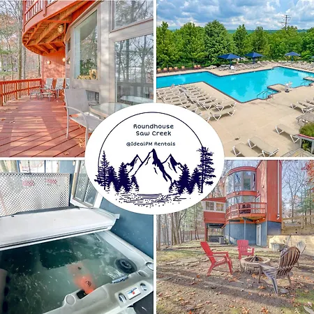 Unique Roundhouse: Hot Tub-Game Room-Firepit&More! Bushkill Exterior foto