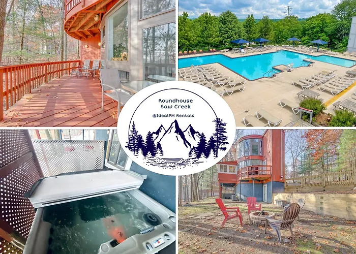 Unique Roundhouse: Hot Tub-Game Room-Firepit&More!